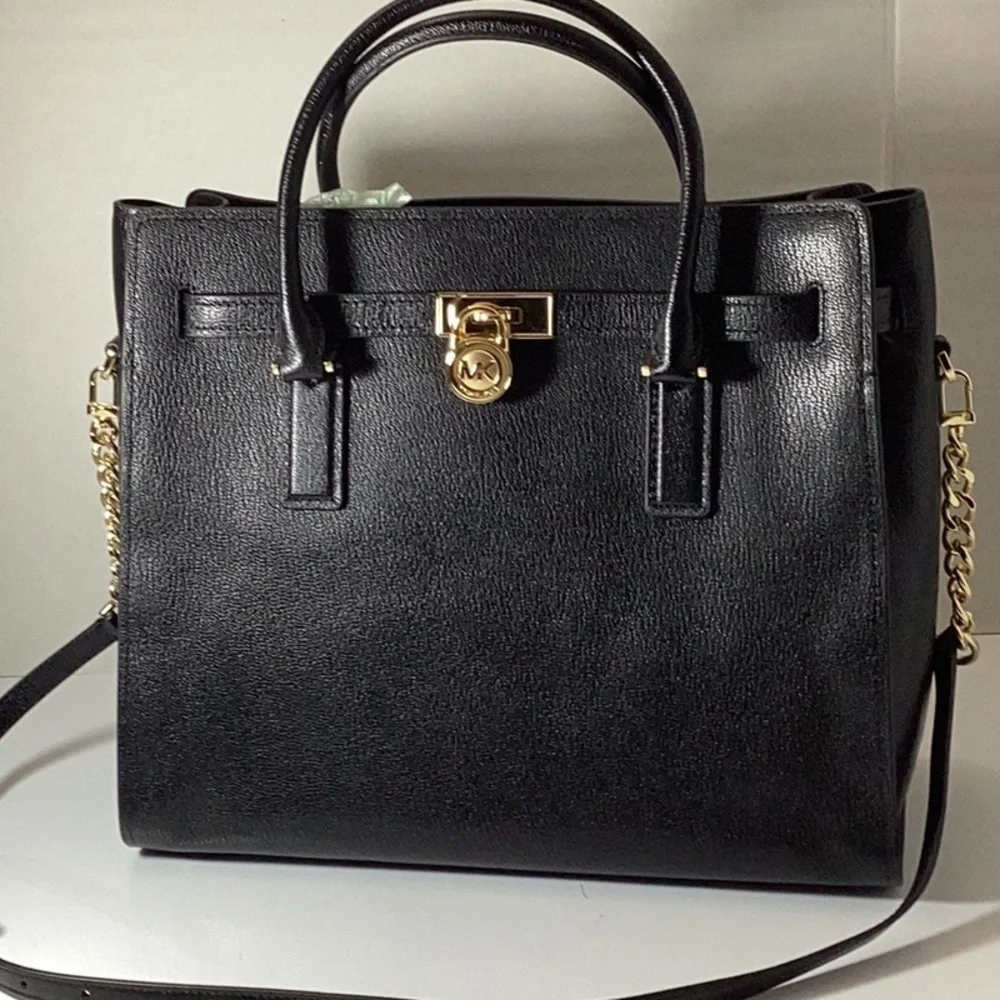 Michael Kors Hamilton Moderne Large Leather Satchel